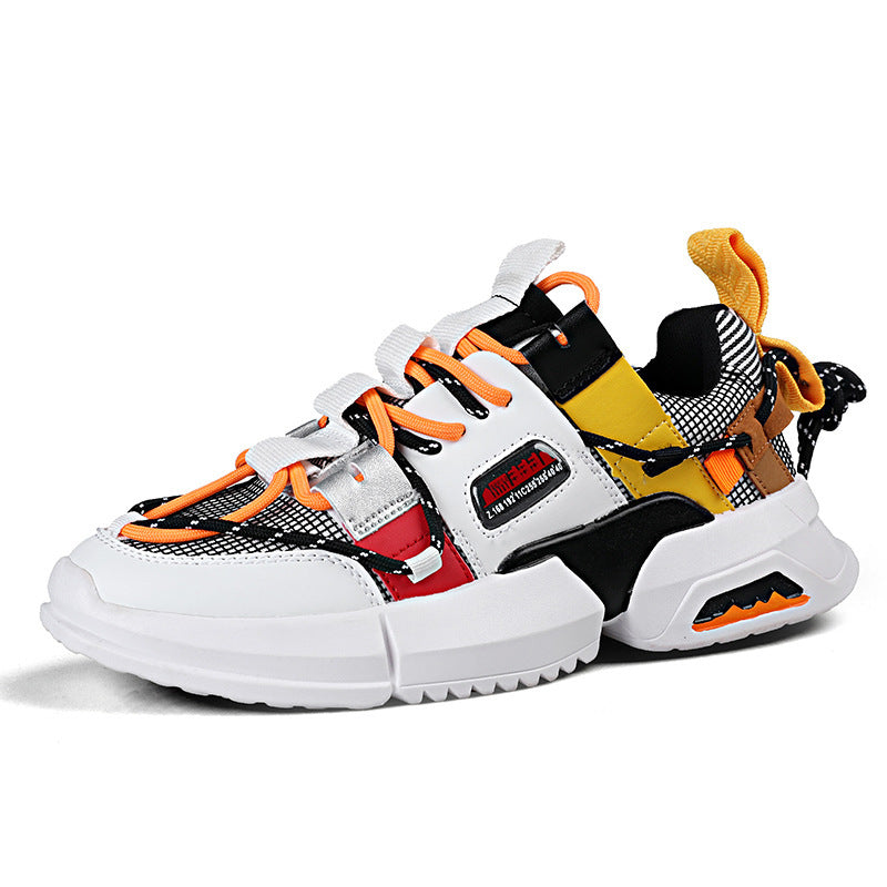 Retro Casual Shoes Fashion Trend Sports Shoes Light, Comfortable And Breathable Men's Shoes