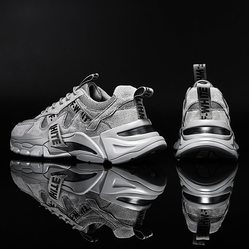 Men's sports and leisure mesh running shoes