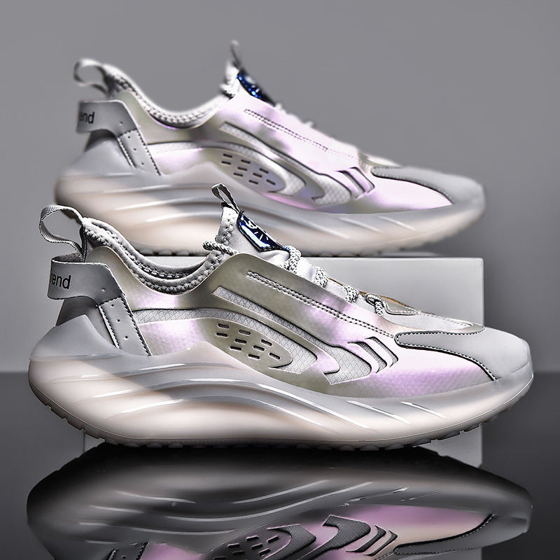Fashionable Simple Mesh Breathable Running Shoes