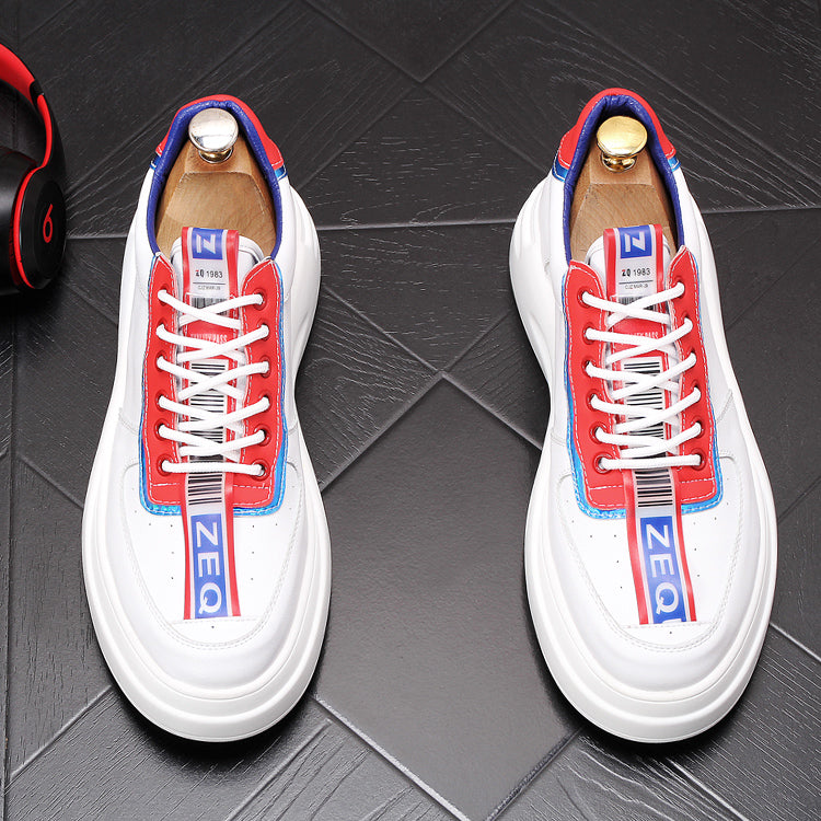 Platform casual men's shoes