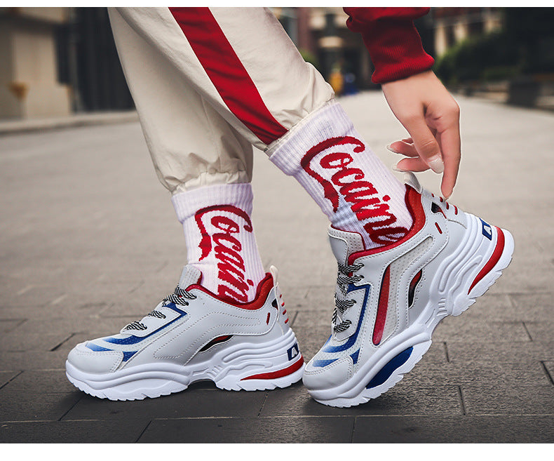 Casual old shoes increase sneakers male