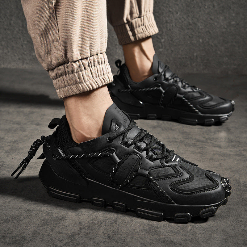 Platform sports youth running shoes