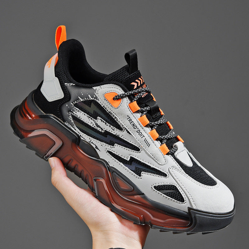 Breathable Popcorn Low-top Sports Dad Shoes Men