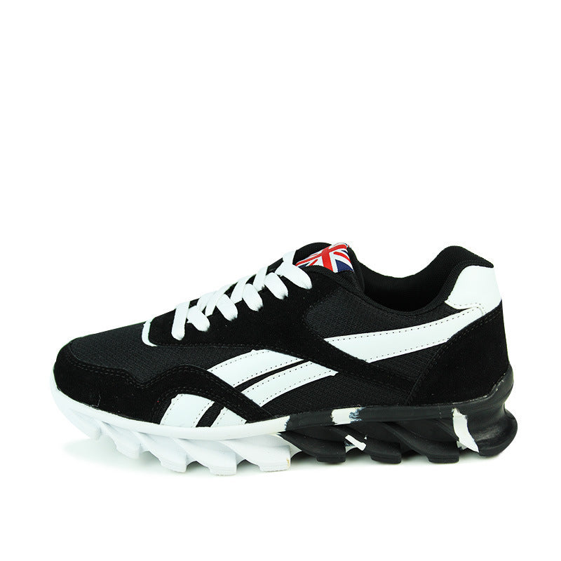 Fashion trend sports running shoes Korean style breathable net shoes
