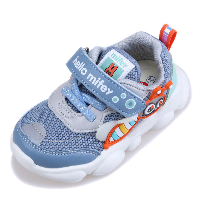 Baby breathable mesh sports shoes