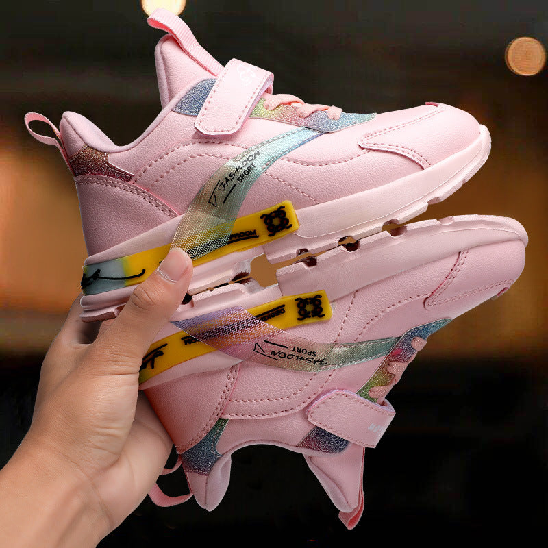 Fashion Sports Shiny Student Running Shoes