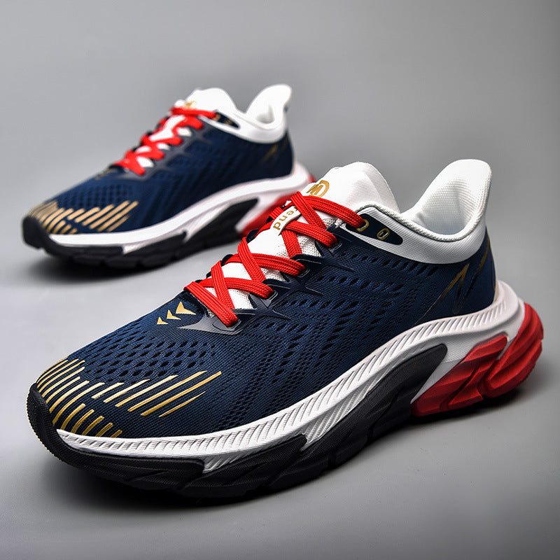 Marathon Running Shoes Sports Students Breathable Ultra-lightweight Shock-absorbing Running Shoes