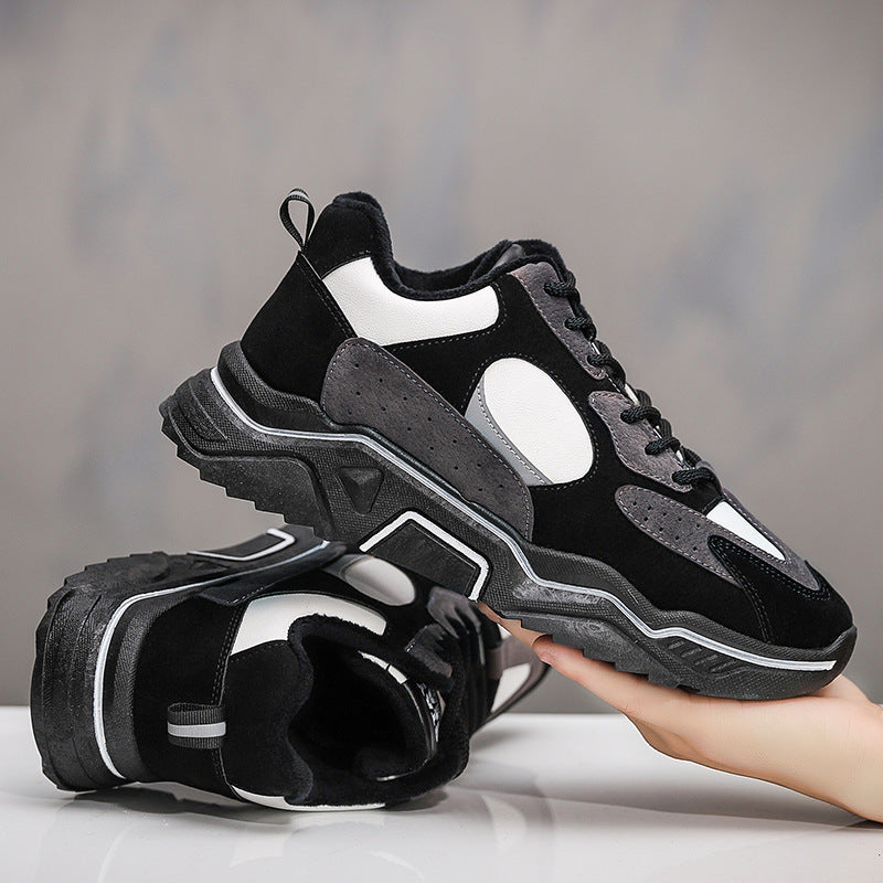 Thickened warm men's shoes