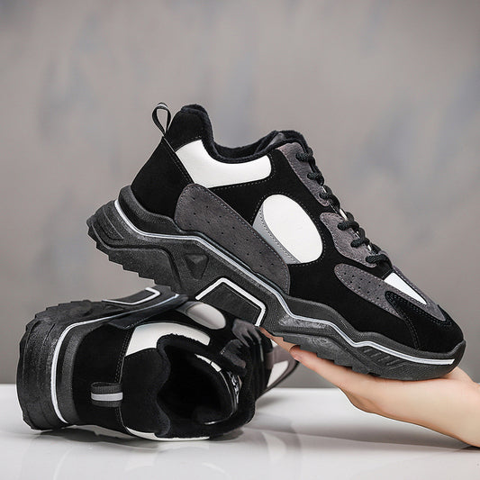 Thickened warm men's shoes