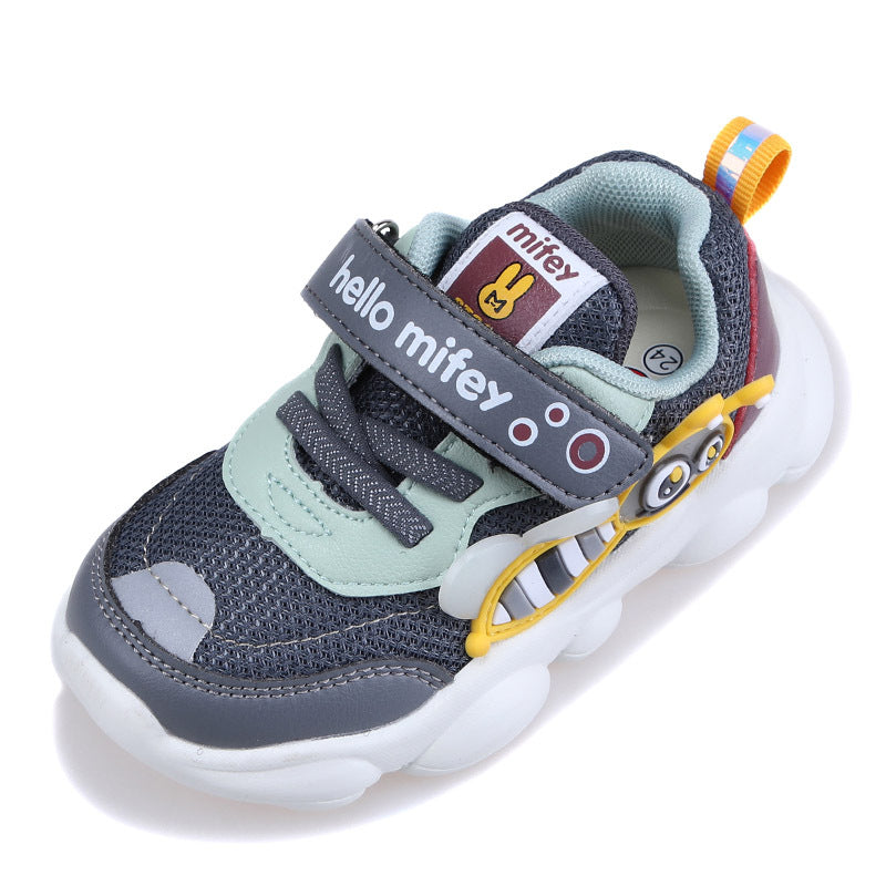 Baby breathable mesh sports shoes