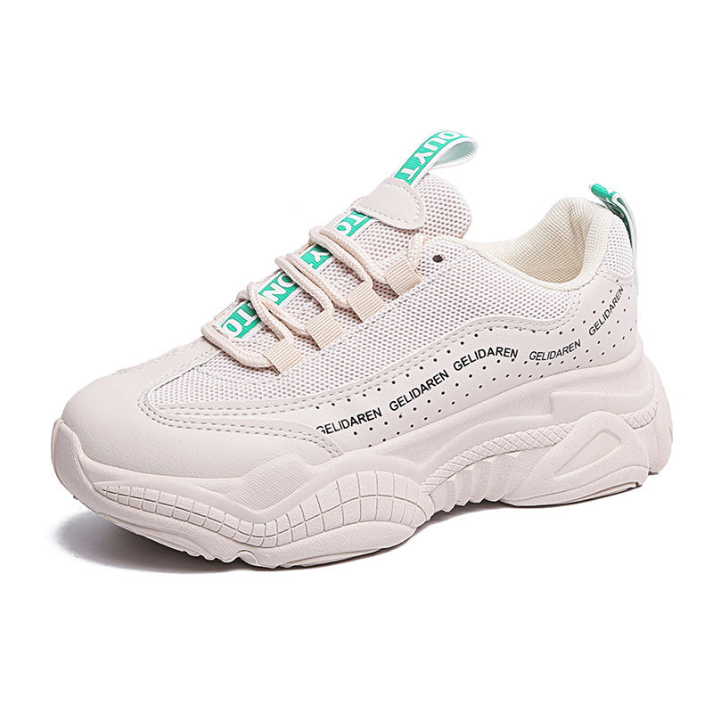 Daddy shoes women's thick bottom casual student running shoes