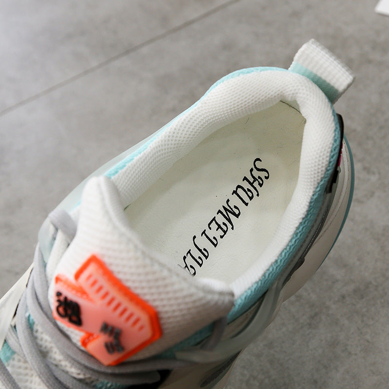 All-match thick bottom running shoes