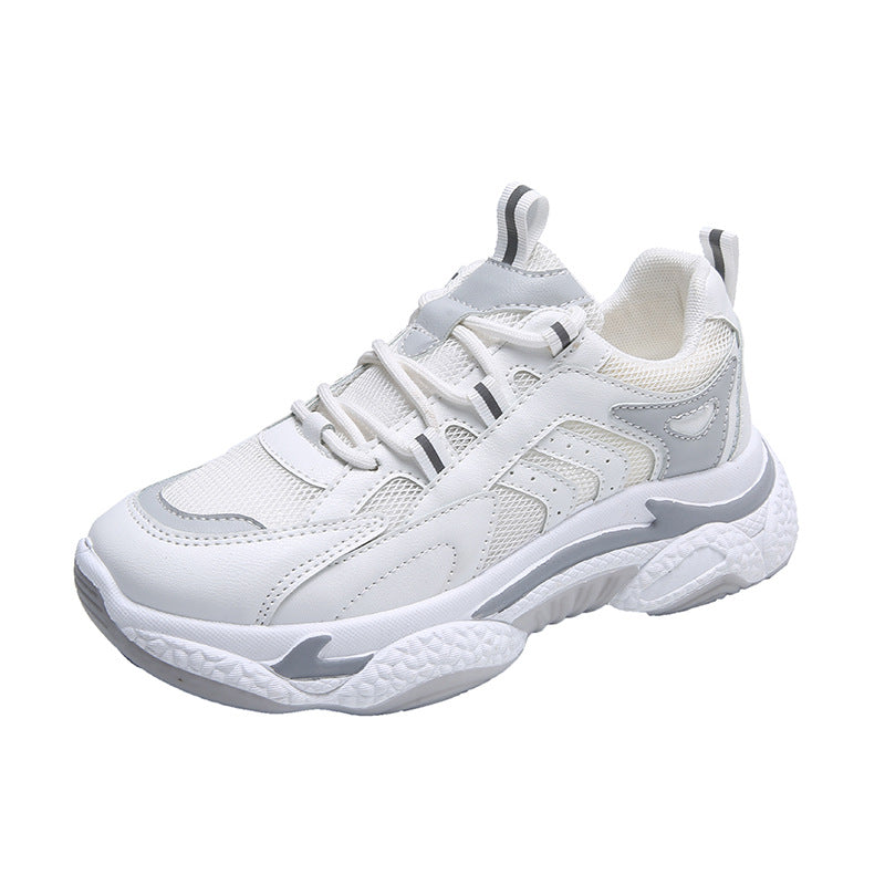 Breathable Single Mesh Platform Casual Women's Sports Shoes