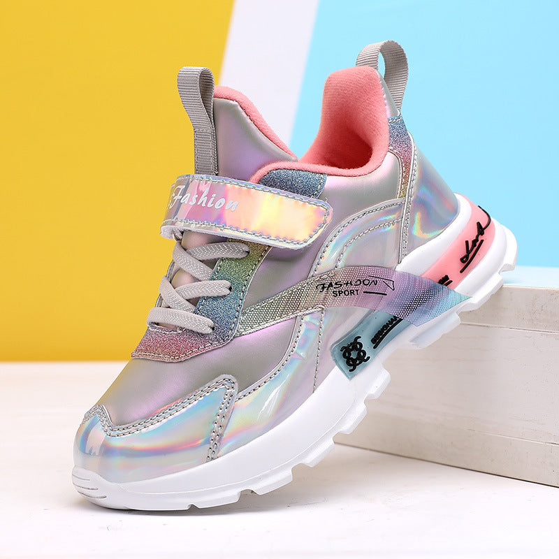 Fashion Sports Shiny Student Running Shoes