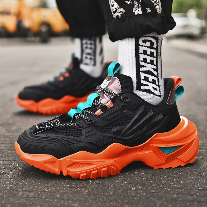Leisure Sports Shoes Heighten Father Shoes Men's Luminous