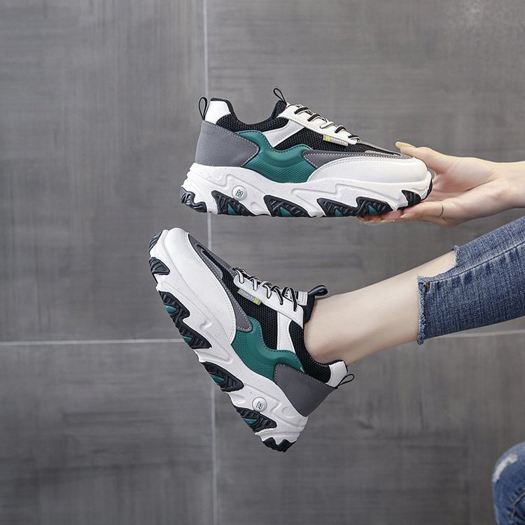 Korean Version Of The Sports Running Daddy Shoes Women With Sponge Cake Bottom