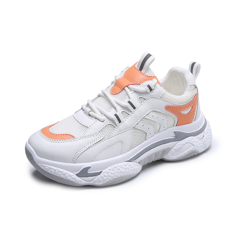 Breathable Single Mesh Platform Casual Women's Sports Shoes