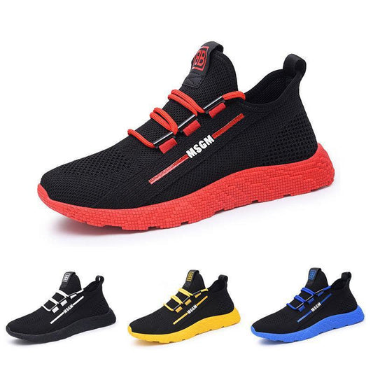 Breathable casual colored youth student running shoes