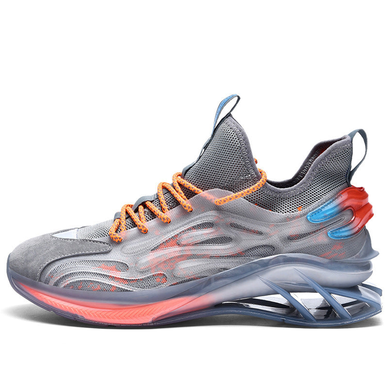 New Men's Trend Summer Breathable Fluorescent Outdoor Running Shoes