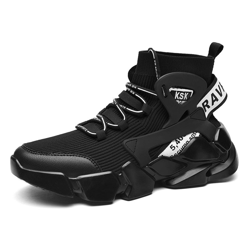 Breathable Trendy Socks Shoes Casual Sports High-Top Old Shoes Platform Shoes