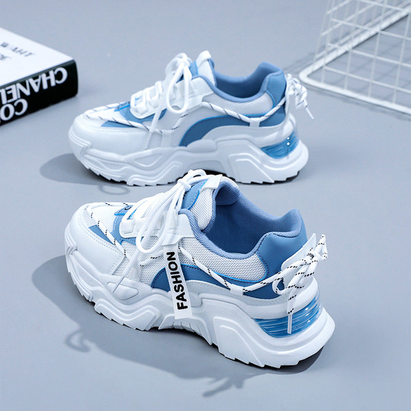 Women's Fashionable Breathable Mesh All-Match Platform Sports Shoes