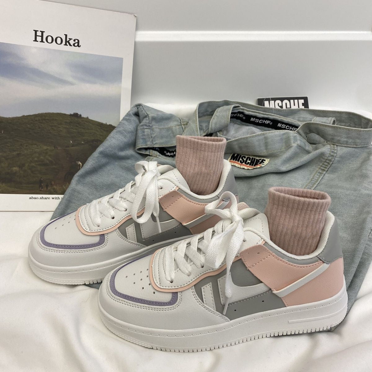 Board Shoes Tins Street Style Trendy Shoes Casual Sports Shoes Ladies Running