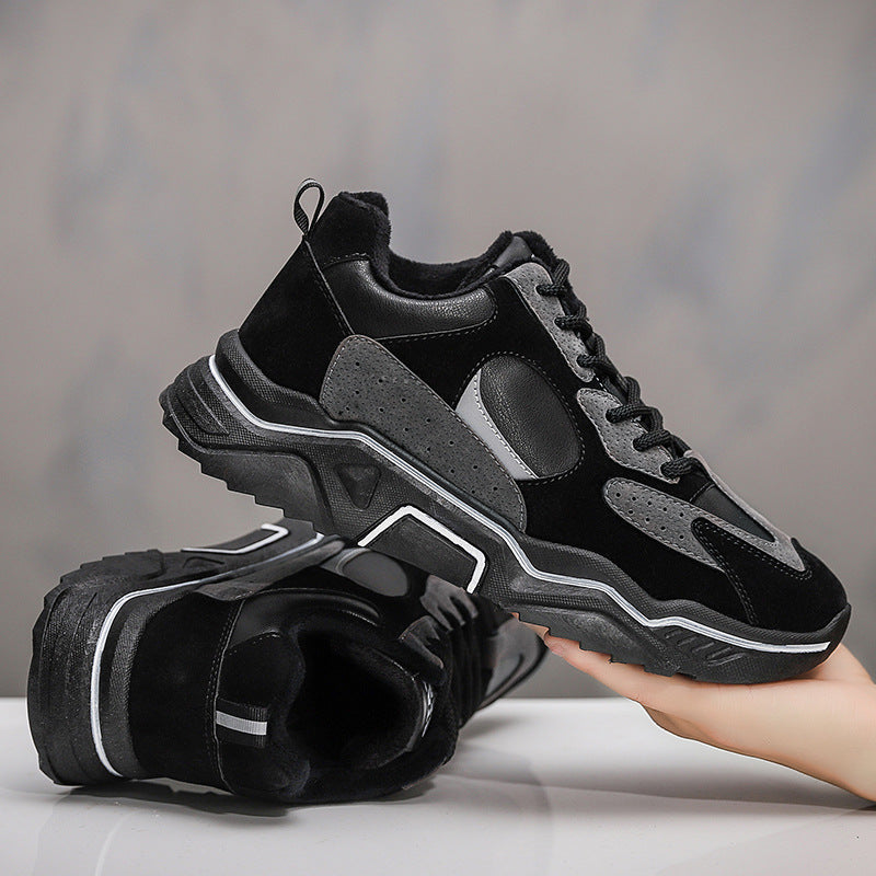 Thickened warm men's shoes