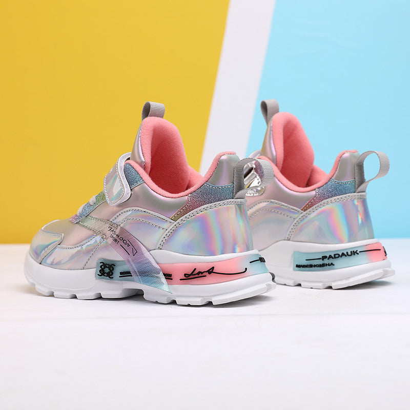 Fashion Sports Shiny Student Running Shoes