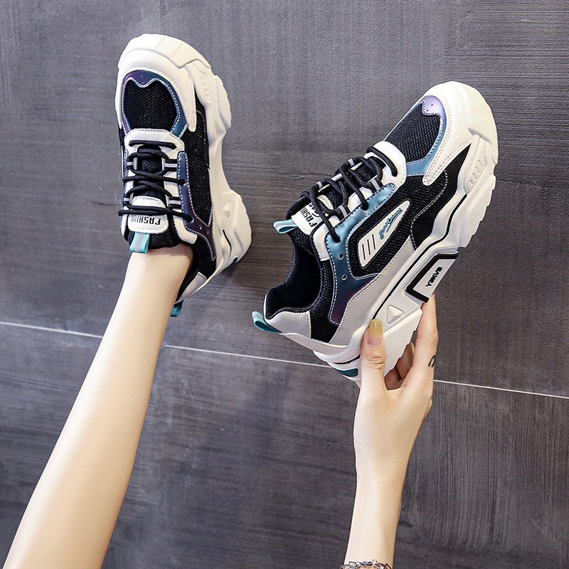 Mesh Surface Running Sports Shoes Trifle Bottom