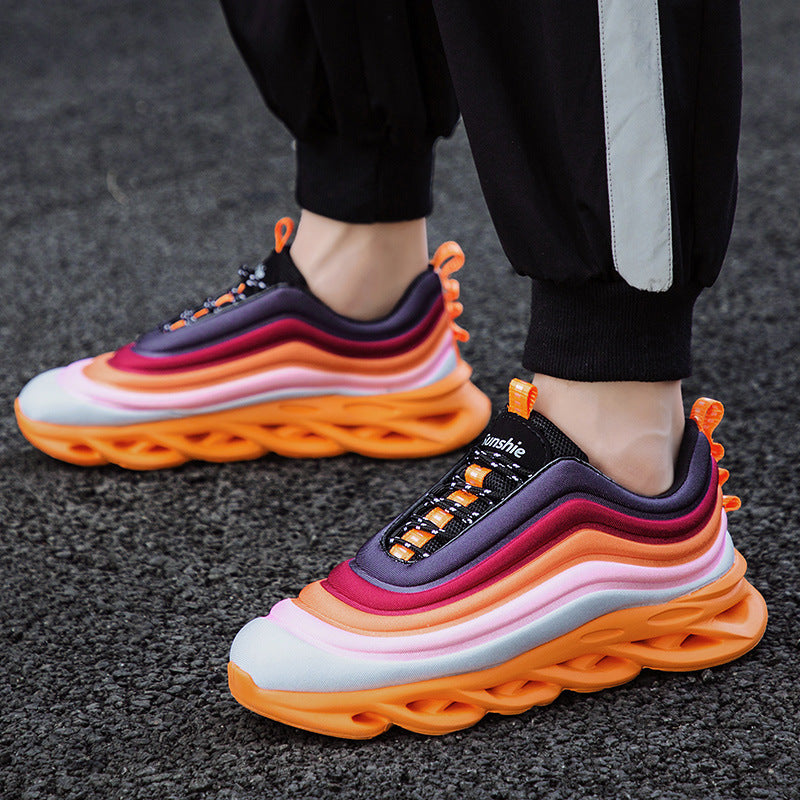 Colorful sports running shoes casual shoes