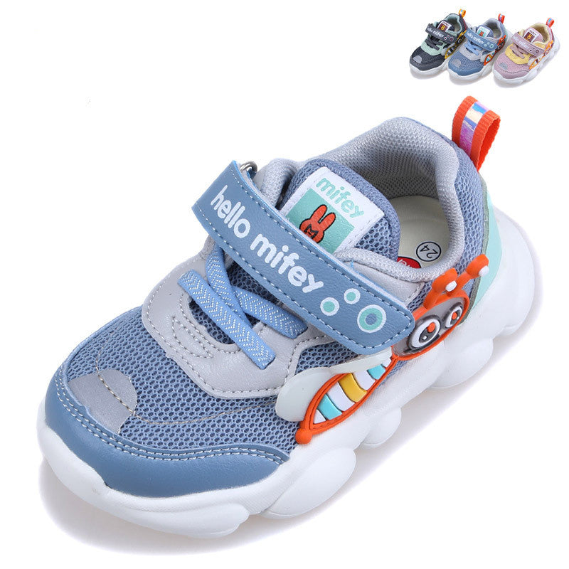 Baby breathable mesh sports shoes