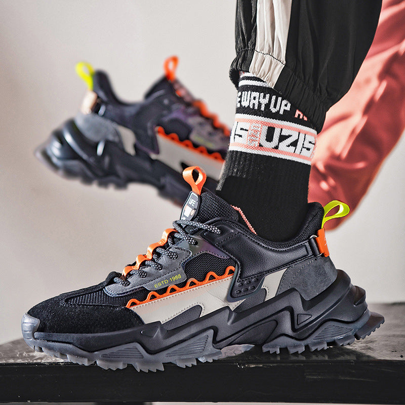 Casual outdoor style large size men's running shoes