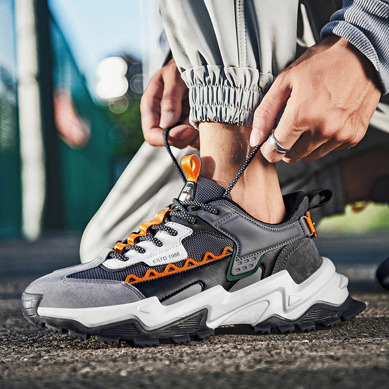 Casual outdoor style large size men's running shoes