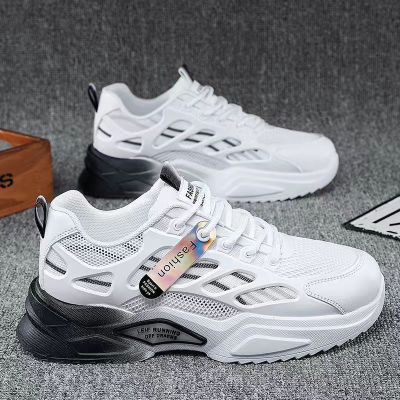 Spring Men's Shoes Student Casual Breathable Sneaker Running Men's Mesh Shoes Men's Dad Shoes