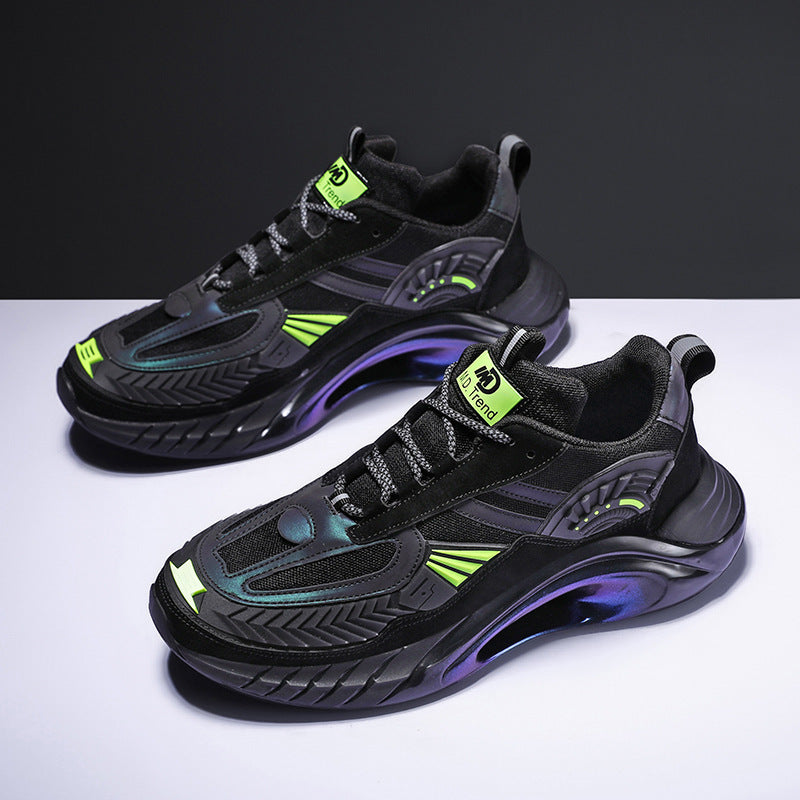 Student Trend Sports Casual Shoes Reflective Running Shoes
