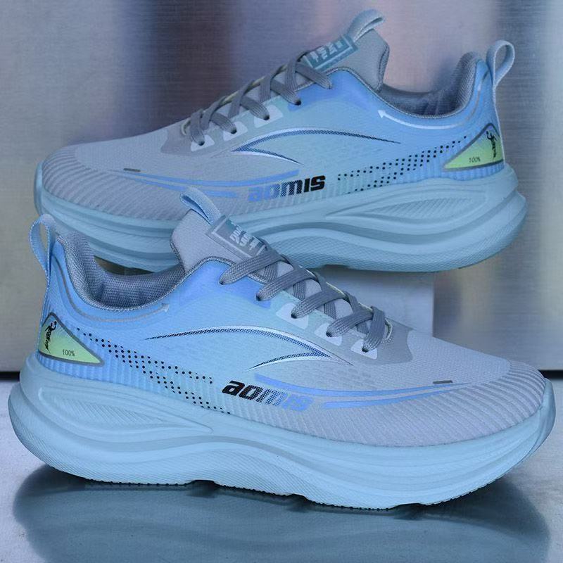 Waterproof Leather Upper Soft Sole Non-slip Lightweight Shock-absorbing Athletic Shoes