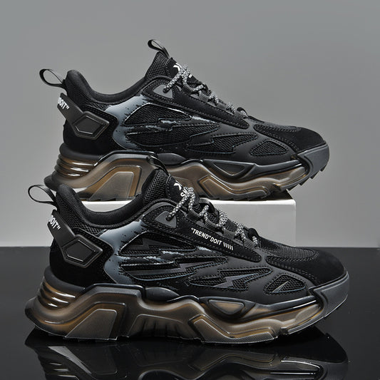 Breathable Popcorn Low-top Sports Dad Shoes Men