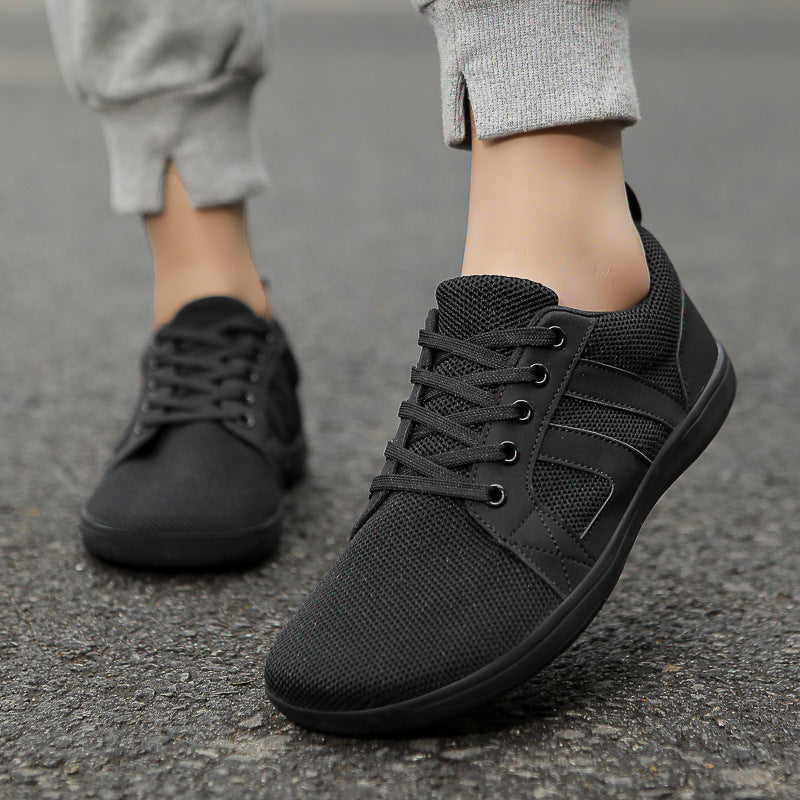 Couple Breathable Lace-up Mesh Shoes Casual Walking Sneakers Men Non-slip Running Sports Shoes Women