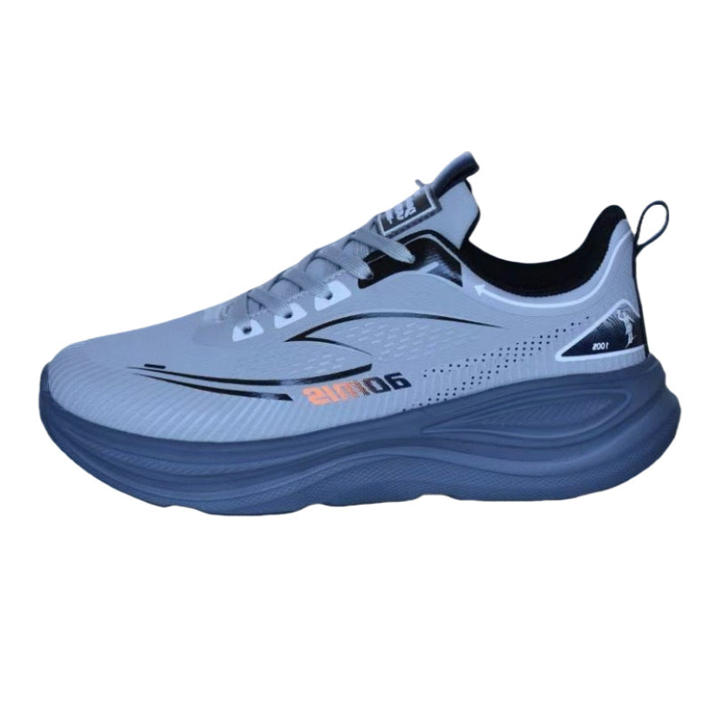 Waterproof Leather Upper Soft Sole Non-slip Lightweight Shock-absorbing Athletic Shoes
