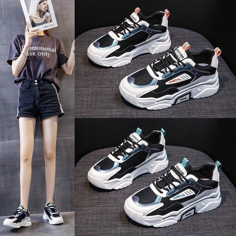 Mesh Surface Running Sports Shoes Trifle Bottom