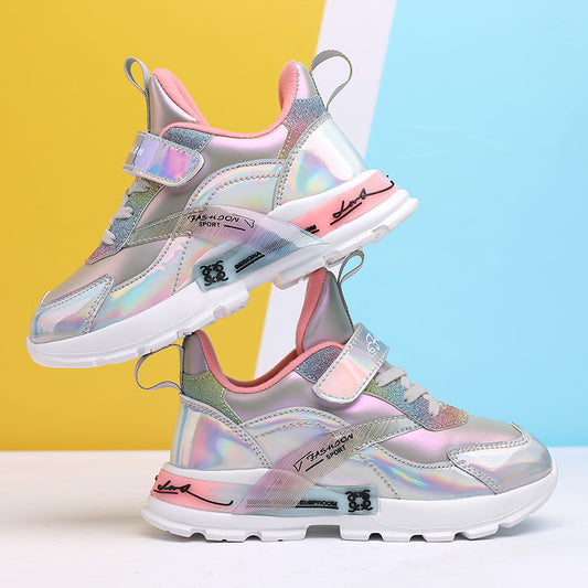 Fashion Sports Shiny Student Running Shoes