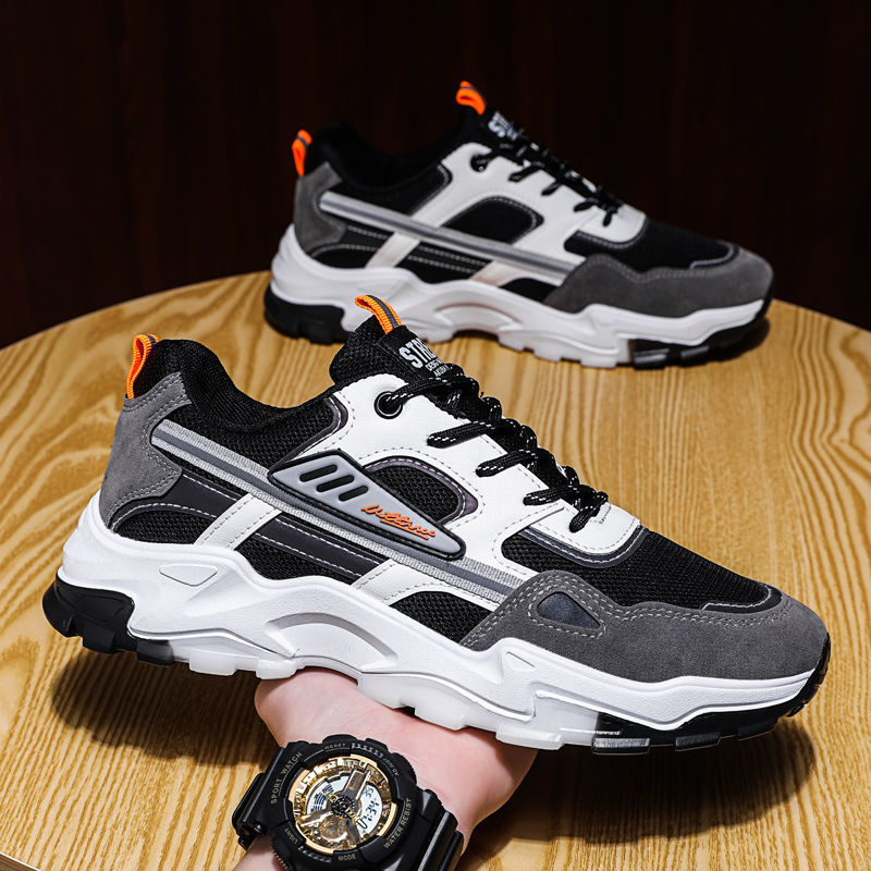 Fashion Clunky Sneakers Korean Style Trendy All-matching Sneaker Casual Men's Shoes