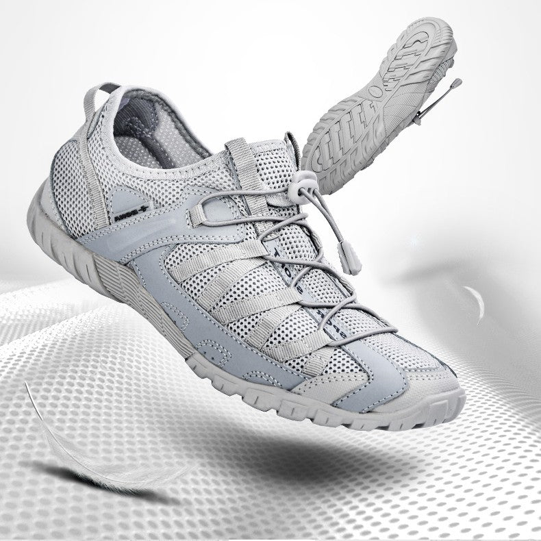 Lightweight Comfortable Men's Casual Shoes With Breathable Mesh Surface