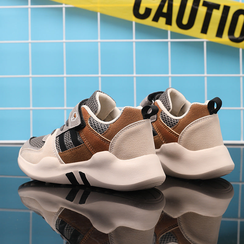 Single Mesh Breathable Boys Casual Running Shoes
