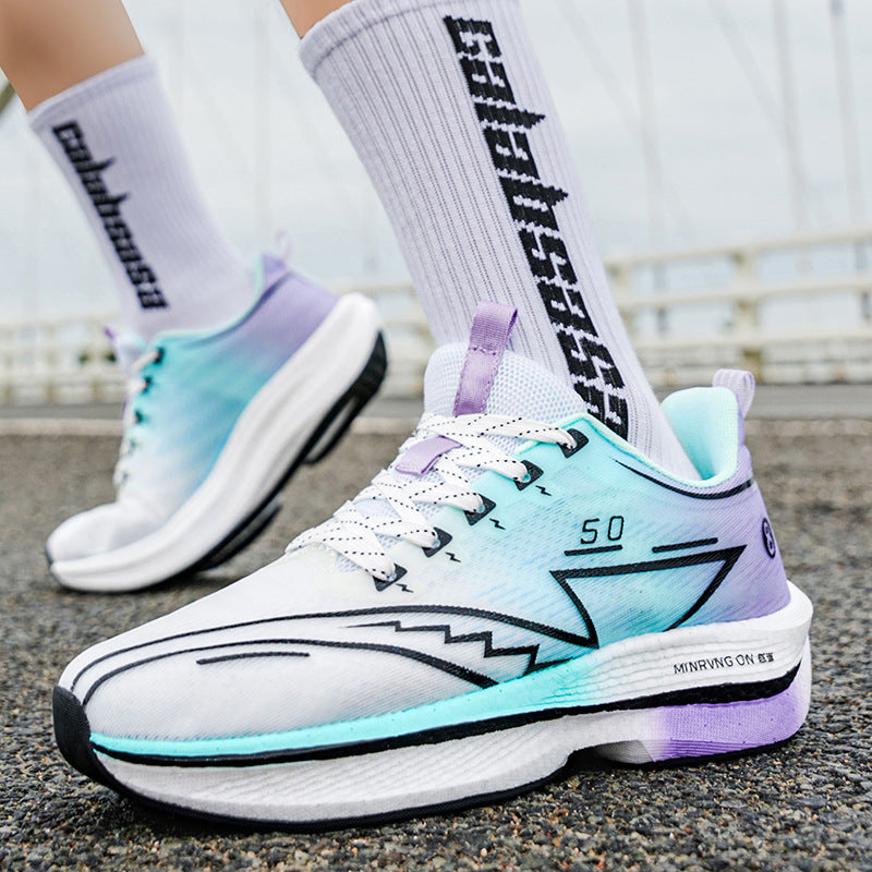 Youth And Children's Racing Sports Flying Electric 5c Running Shoes