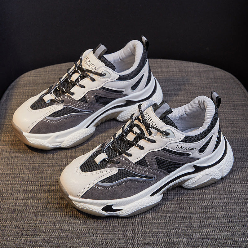 Thick-soled Casual Sports Shoes Korean Fashion Trendy White Shoes