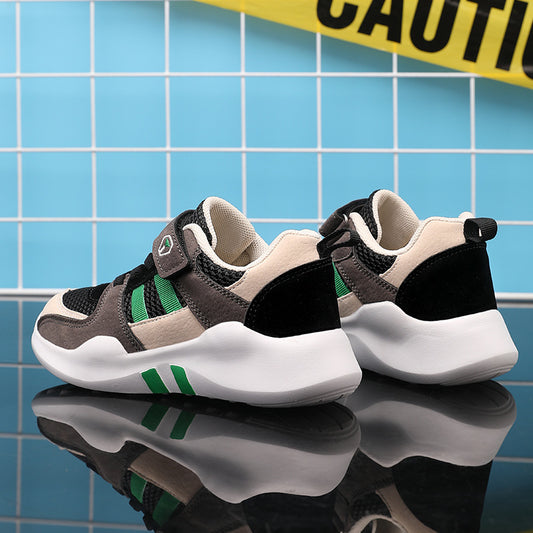 Single Mesh Breathable Boys Casual Running Shoes