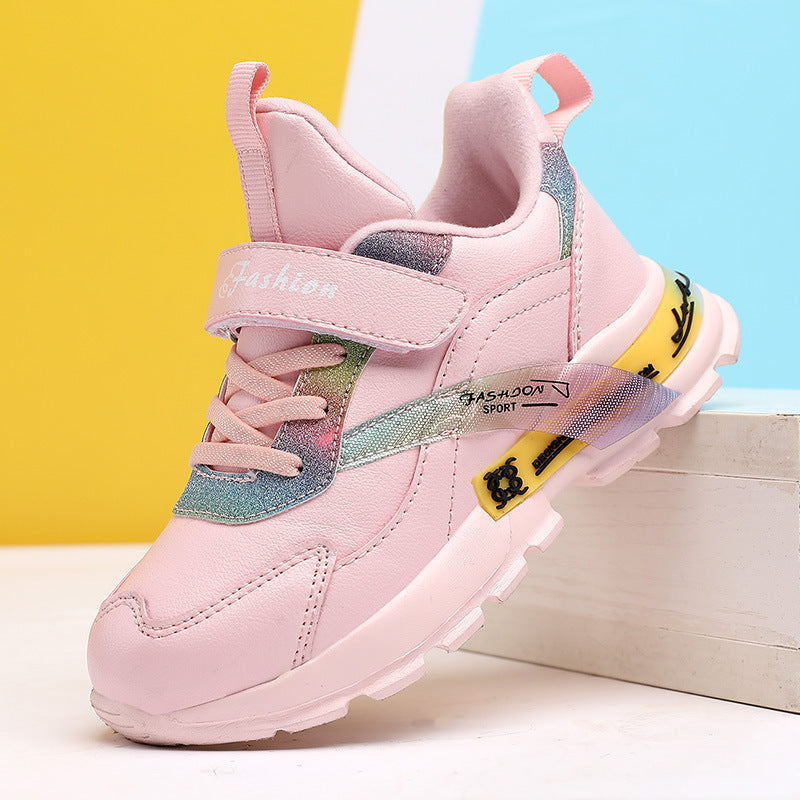 Fashion Sports Shiny Student Running Shoes