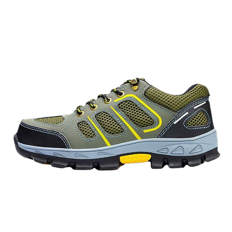 Men's Breathable Comfortable Steel Toe Anti-smashing Protective Shoes