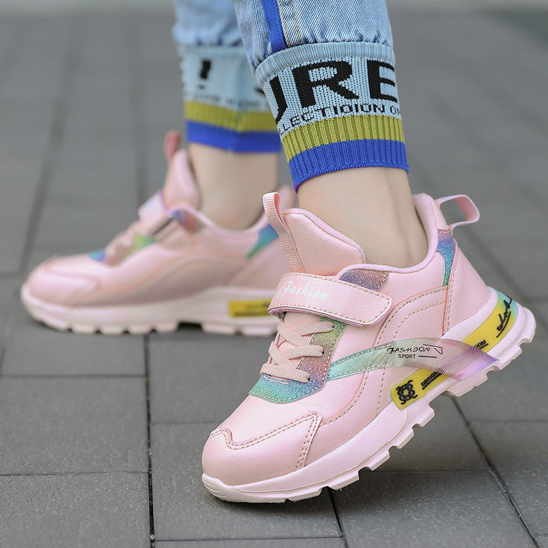 Fashion Sports Shiny Student Running Shoes